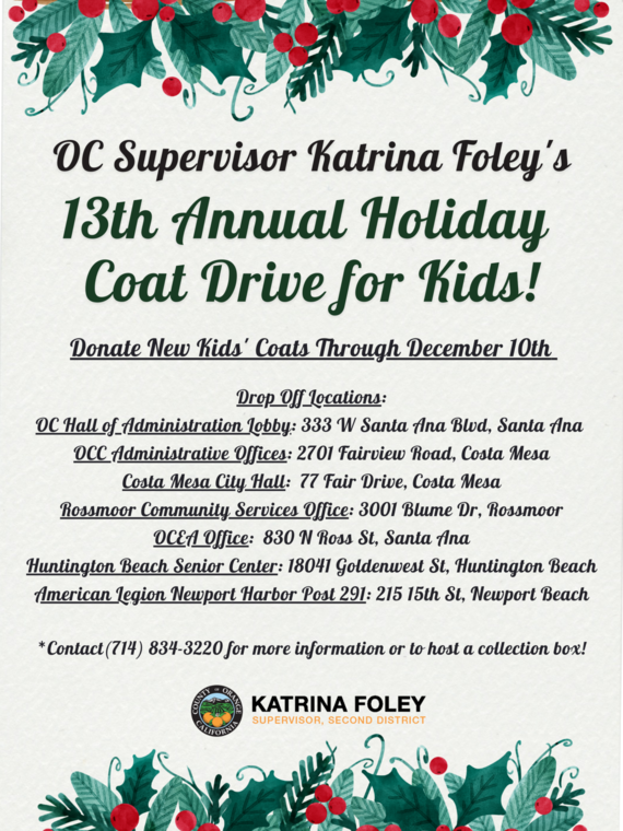 Coat Drive for D2 Cities