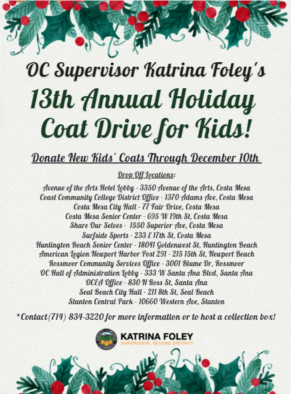Holiday Coat Drive for Kids