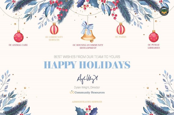 OCCR Holiday Message