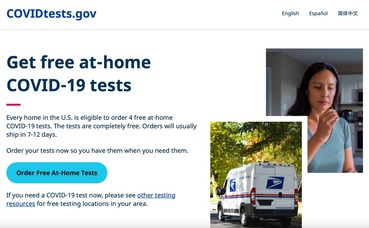 COVID test Federal COVIDTests.gov