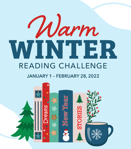 Warm Winter Reading Challenge Graphic