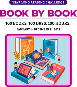 Book by Book Challenge graphic