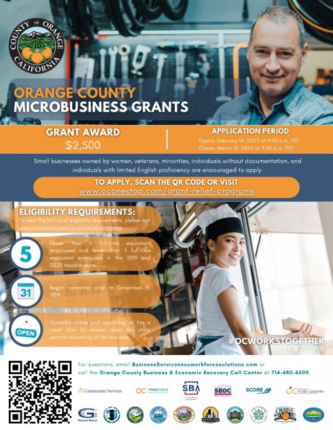 Microbusiness Grant Flyer