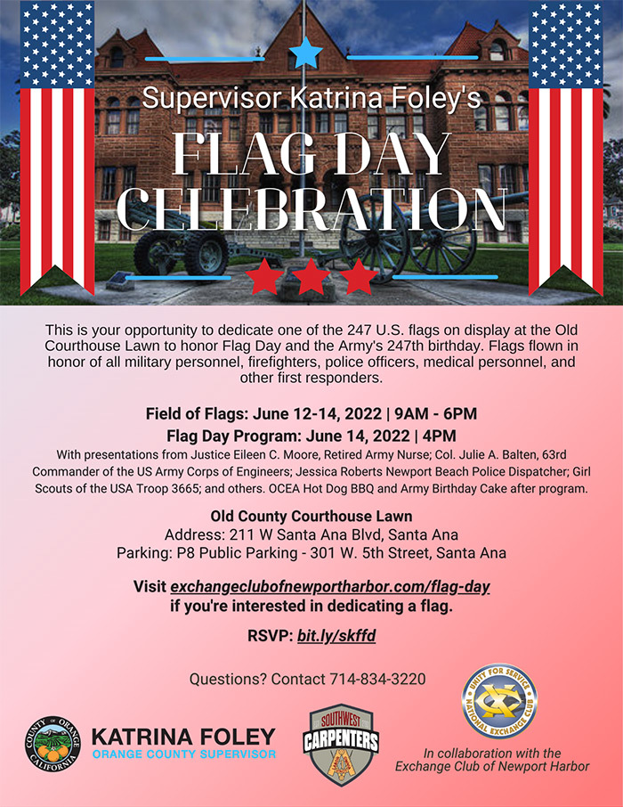 6.9. flag Day flyer