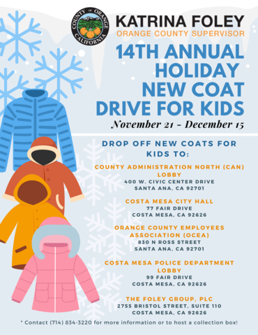 Winter Coat Drive for Kids