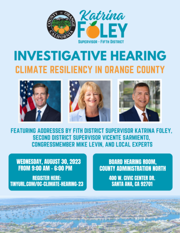climate hearing flyer