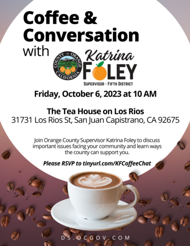 coffee chat flyer