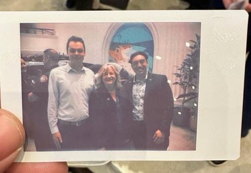 candle wax and polaroids 