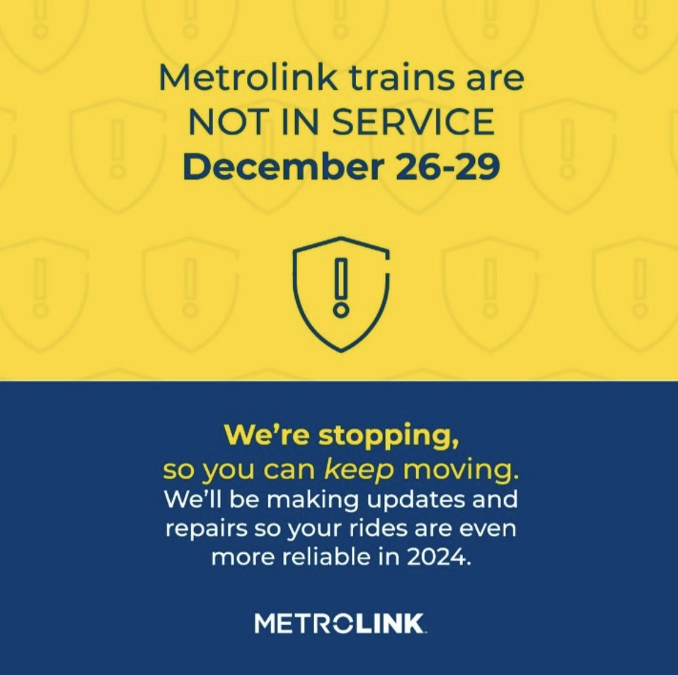 metrolink closures