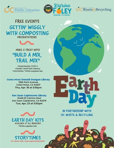 earth day ocwaste and oclibraries