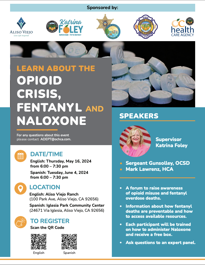 opioids and fentanyl town hall with supervisor foley