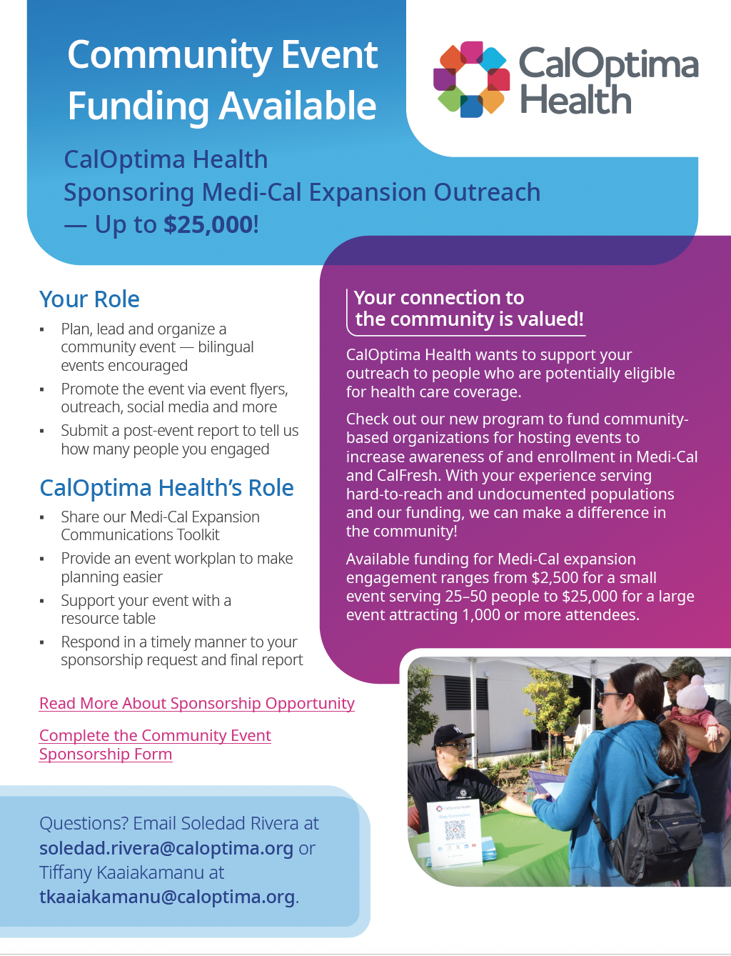 CalOptima Health Grant Opportunities