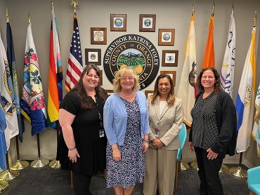 monday morning meeting with women's LEAD cohort