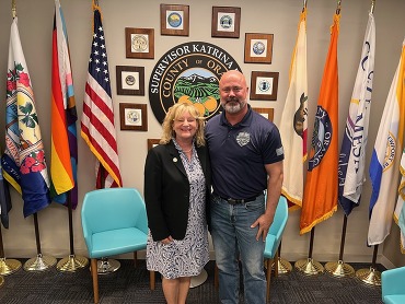 supervisor foley with jimmy elrod from carpenters