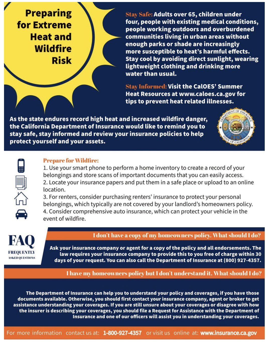 wildfire and heat safety