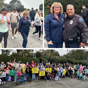 walk to school day costa mesa