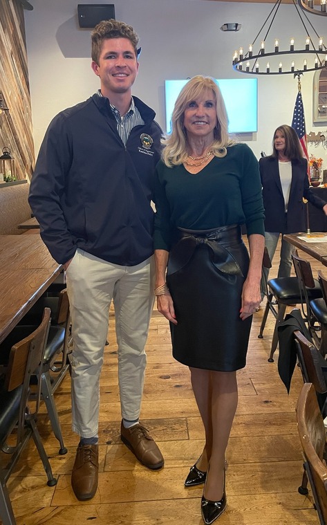 Tyler with California State Assemblymember Lauire Davies