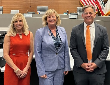 California State Assemblymember Laurie Davies and California State Senator Josh Newman. 