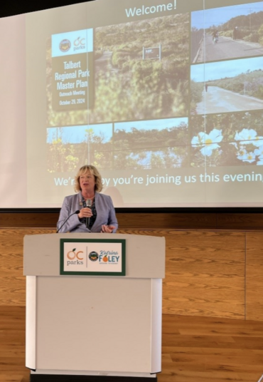 Talbert Park Master Plan Outreach meeting 