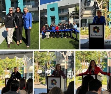  City of Santa Ana, Jamboree Housing, and other leaders from the OC Housing Finance Trust 