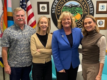 my JWA Airport Commissioner Sue Dvorak, Julie Johnson, and Craig Ryan from SoCal Pilots.