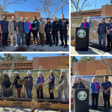 costa mesa lions park groundbreaking
