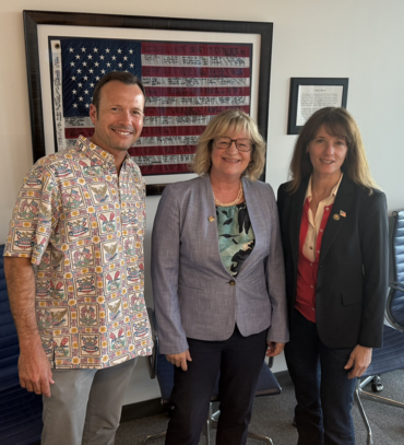  Newport Beach City Councilmembers Erik Weigand and Robyn Grant on Newport Dunes
