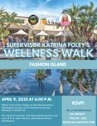 April Wellness Walk at Fashion Island on 4.9.25