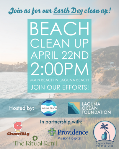 laguna beach earth day beach cleanup 
