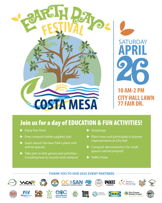 Costa Mesa Earth Day 2025
