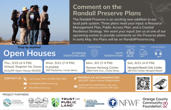 comment on the randall preserve plans 