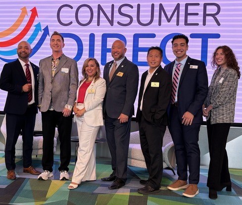 I joined the Irvine community at the grand opening of Consumer Direct.