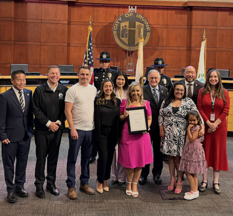 newly elected Irvine Councilmember Betty Martinez Franco