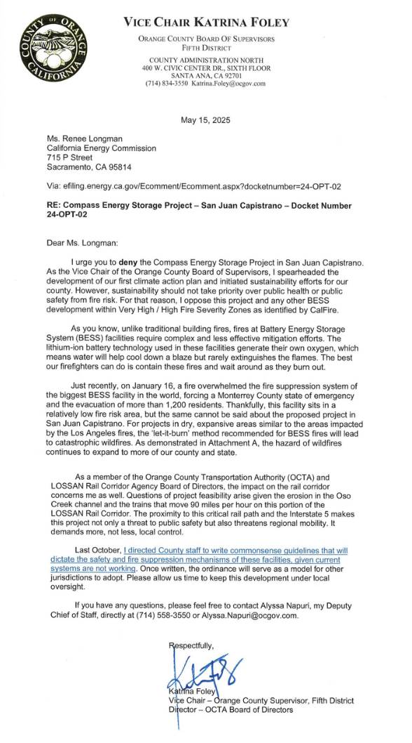 company energy storage project