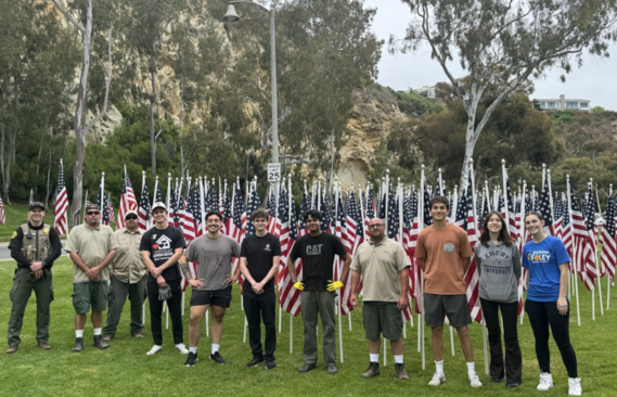  last year’s Flag Installation team with OC Parks