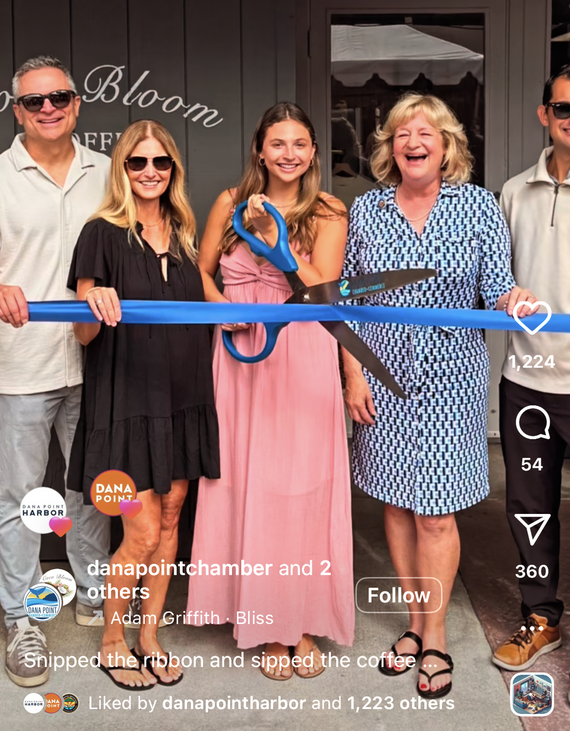 Coco Bloom Coffee’s brick-and-mortar shop in the harbor