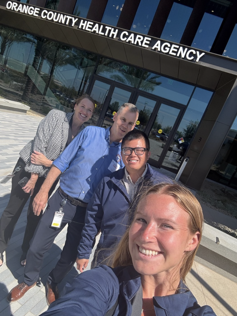 HCA Tour with Left to right: HCA Director of Specialized Medical Services Mindy Winterswyk, EMS Assistant Director Michael Noone