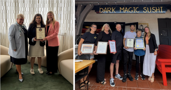 Remastered Ritz Carlton Spa (Left) and Dark Magic Sushi (Right). 