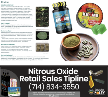 what is kratom, and nox tip line