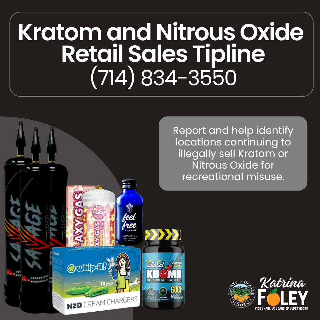 NOX and Kratom Tip Line
