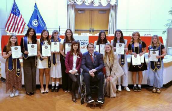 with the 9 delegates from ALA Unit 291, and Saga Conroy and Scott Voight from Supervisor Don Wagner’s office. 