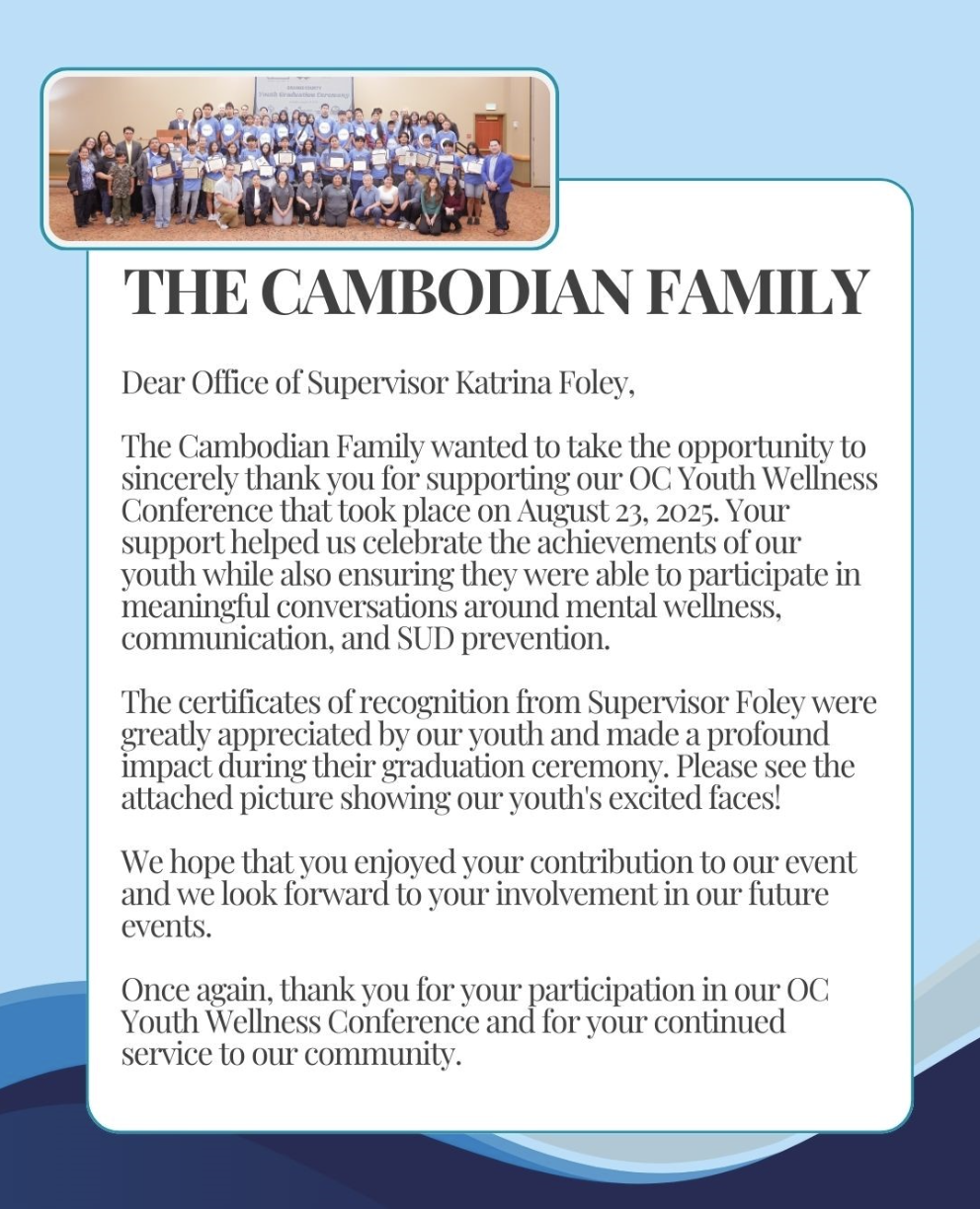 thank you from cambodian family
