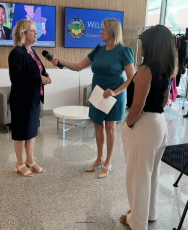 speaking with the news