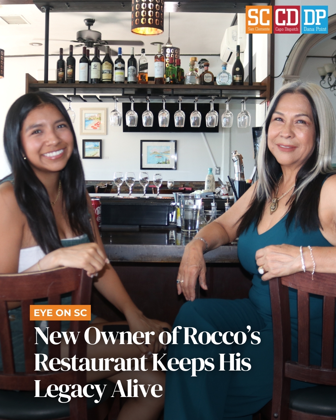 Lorena Moreno officially took ownership of Rocco's Restaurant