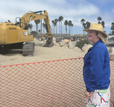 Celebrating the placement of approximately ¼ mile of sand on North San Clemente beaches last month.  