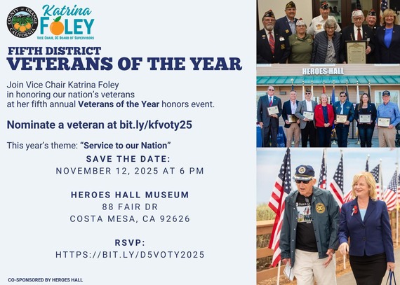 NOMINATE A VETERAN FOR VETERANS OF THE YEAR