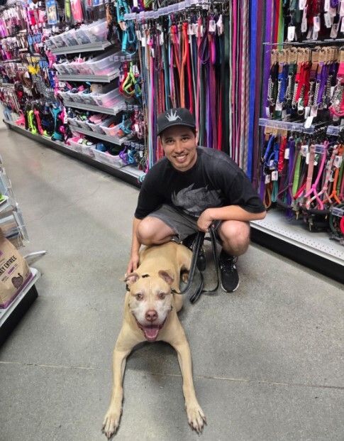  I give thanks, as well, for my family, including our dog Huck Finn. 