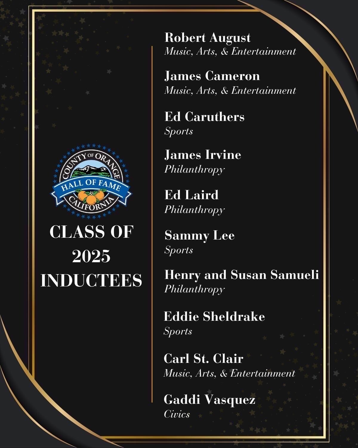 Class of 2025 Inductees