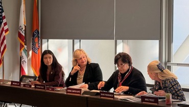 With Irvine City Councilwoman Melinda Liu, Anaheim City Councilwoman Norma Kurtz, and OC Treasurer-Tax Collector Shari Friedenrich.  