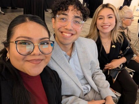 with Jazly Morales, Chief of Staff for Santa Ana Councilmember Thai Viet Phan and Madisson Romero Alarcon
